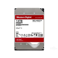 西部数据红盘 14TB 512M SATA 硬盘(WD140EFFX)